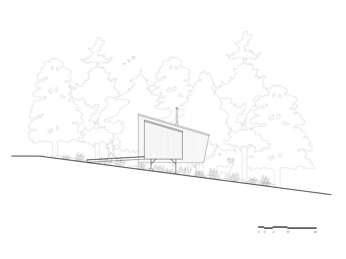 Territoire charlevoix cabin / atelier l’abri