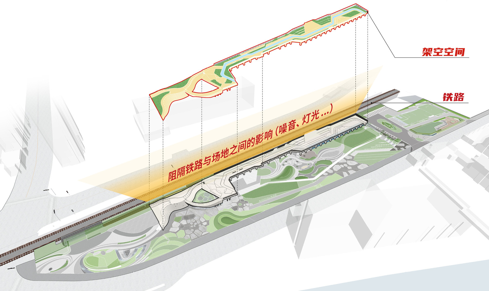 Shanghai'S New Horizon High Land Park &Amp; Civic Center / Urban Architecture 7 Shanghai's new horizon high land park & civic center / urban architecture