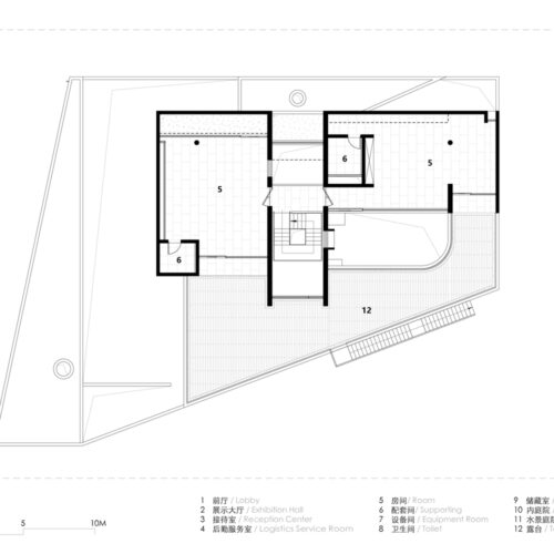 Red box exhibition center / mix architecture