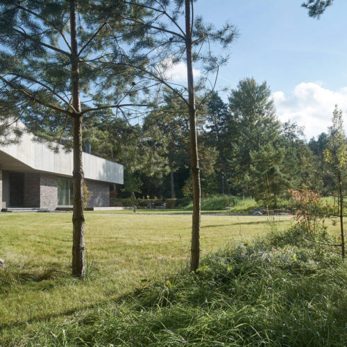 Residential minimalist concrete house / nebrau