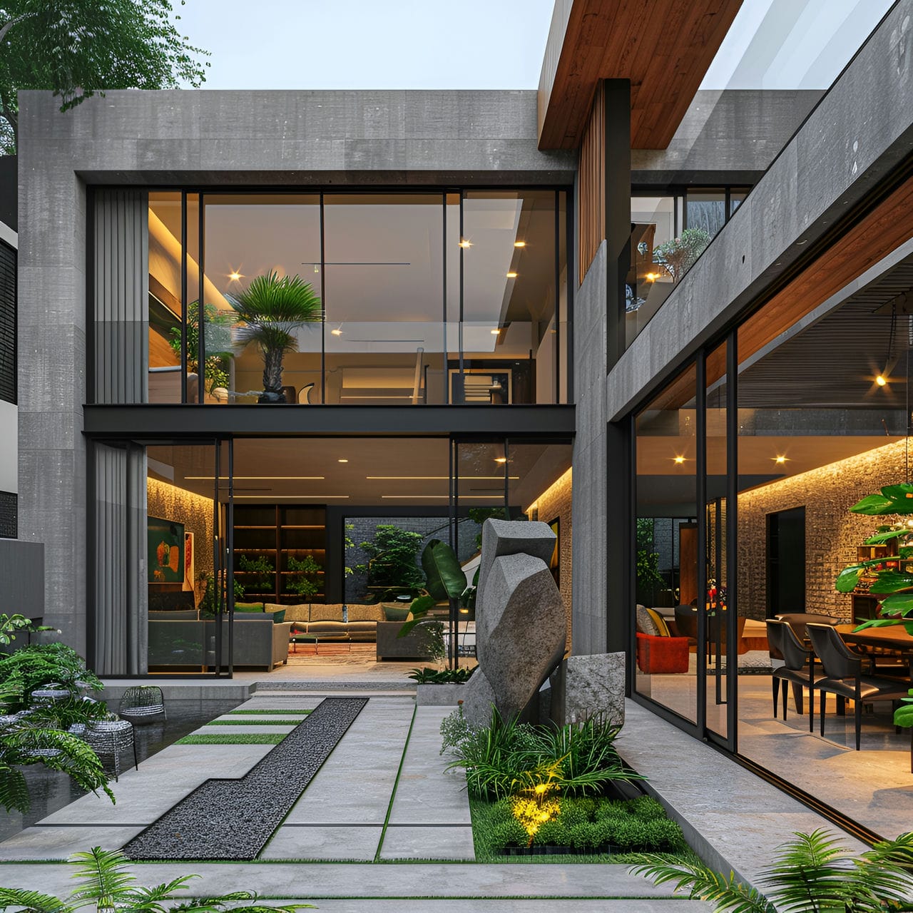 Courtyard House - Architecture, History, Sustainability, Materia Courtyard house: architecture, history, sustainability, materials, and typical prices