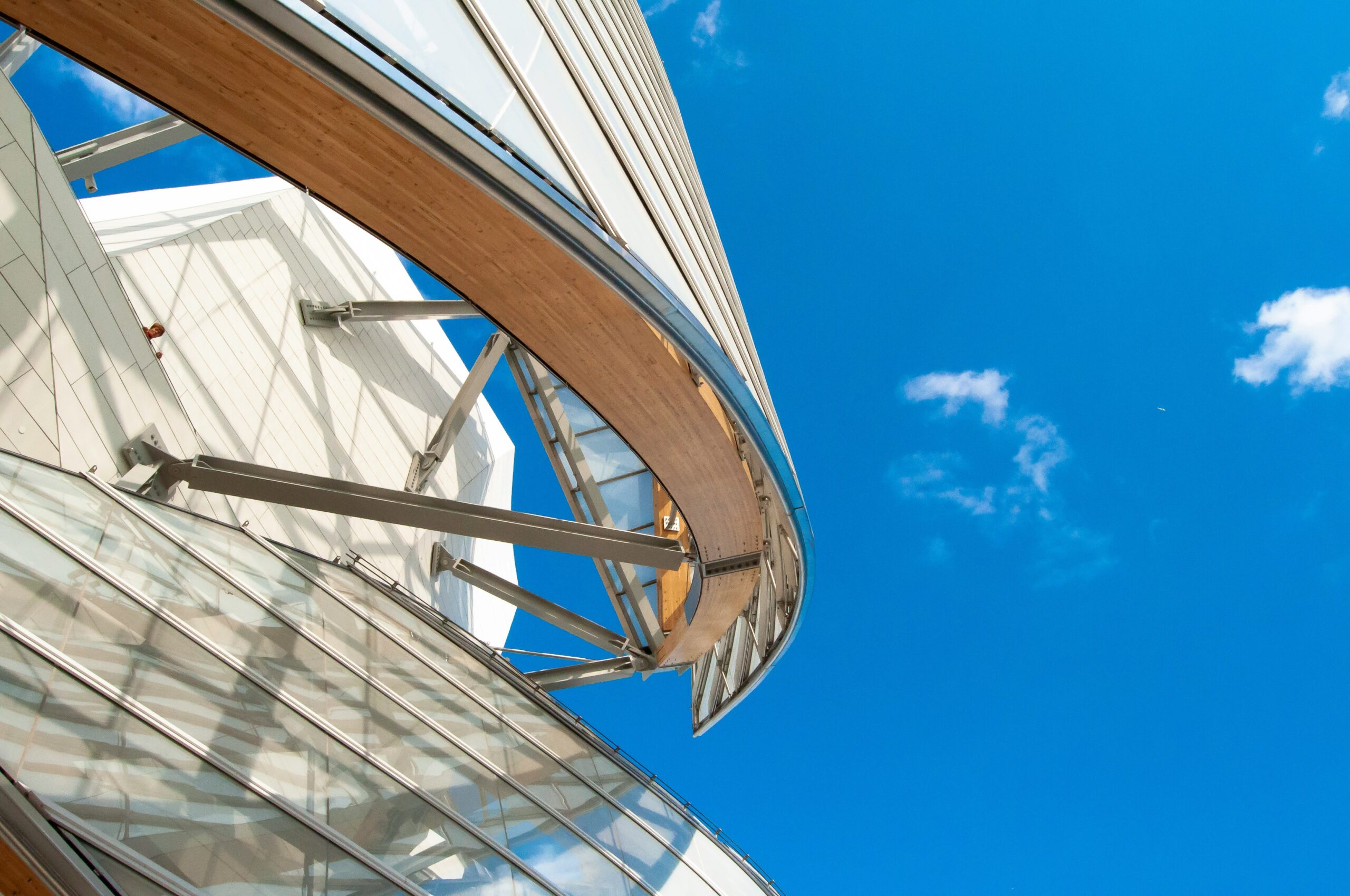 Frank Gehry: Biography, Works, Awards 53 Facade detail louis vuitton foundation art museum and cultural center - paris, france - © veronica reverse