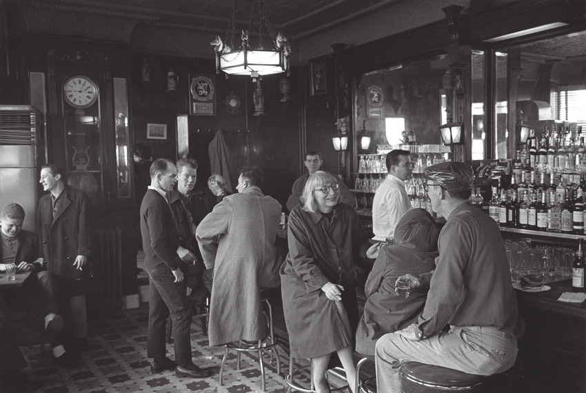 Jane Jacobs: A Pioneer Urbanist And Cyclist 3 Jane jacobs at the white horse tavern, greenwich village, 1961. Jacobs valued neighborhood taverns as spaces fostering community connections between locals and visitors. © cervin robinson/the architects' journal.
