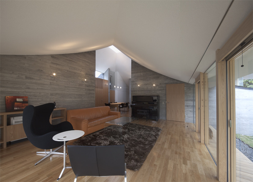 Broken Pitched Roof House / Nks2 Architects 4 Broken pitched roof house / nks2 architects