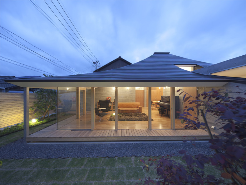 Broken Pitched Roof House / Nks2 Architects 1 Broken pitched roof house / nks2 architects