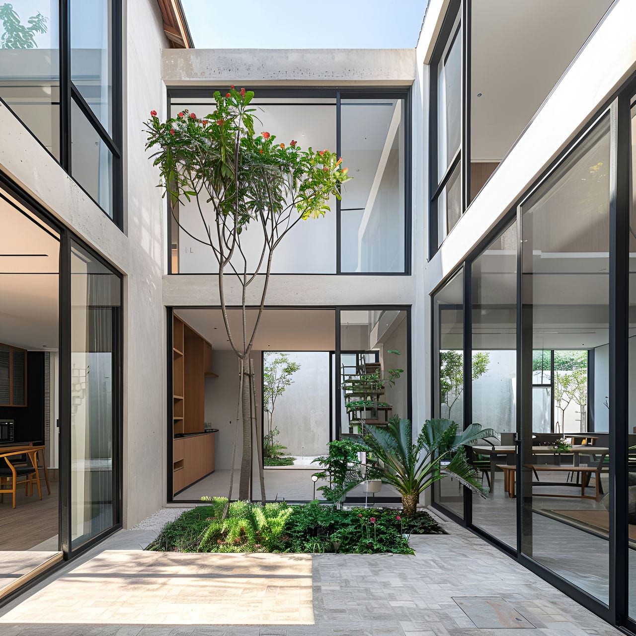 Courtyard House - Architecture, History, Sustainability, Materia Courtyard house: architecture, history, sustainability, materials, and typical prices