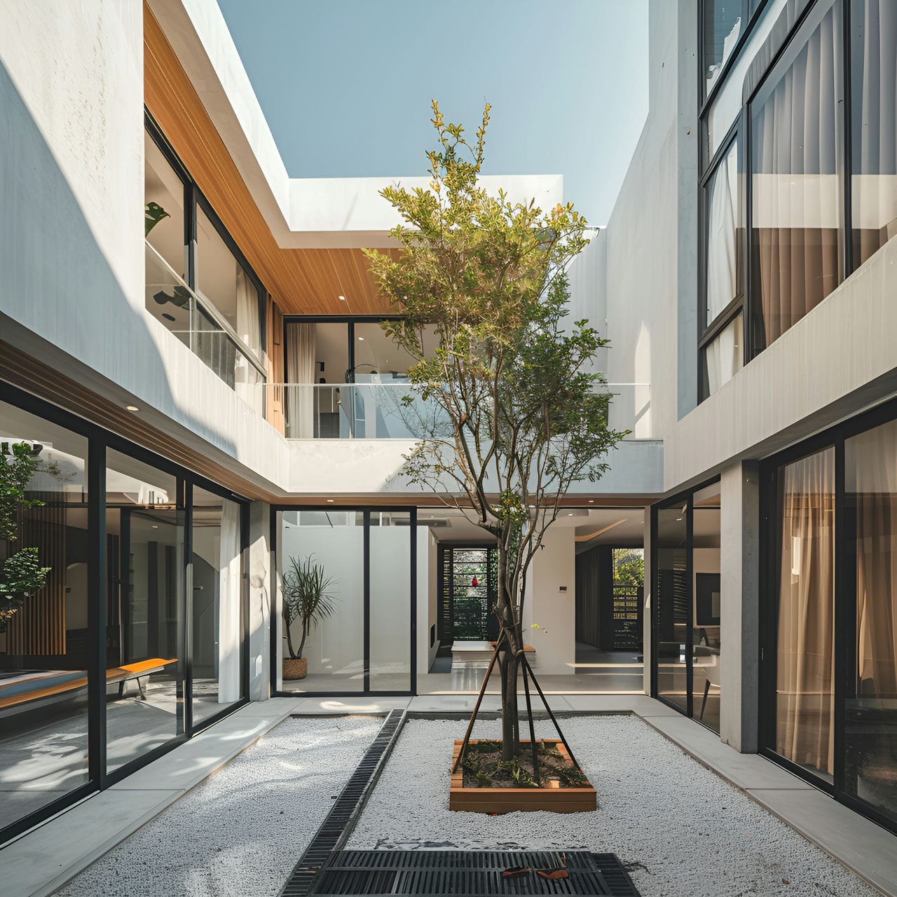 Courtyard House - Architecture, History, Sustainability, Materia Courtyard house: architecture, history, sustainability, materials, and typical prices