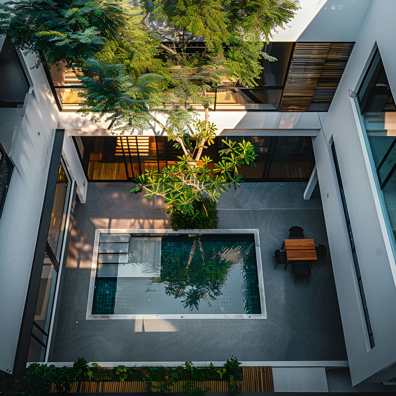 Courtyard House - Architecture, History, Sustainability, Materia Courtyard house: architecture, history, sustainability, materials, and typical prices