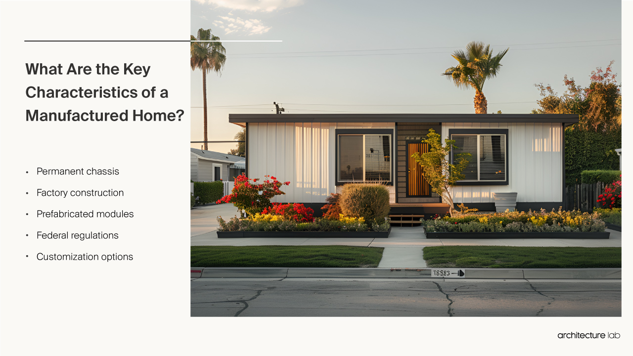 Manufactured Home - Architecture, History, Sustainability, Mater What are the key characteristics of a manufactured home?