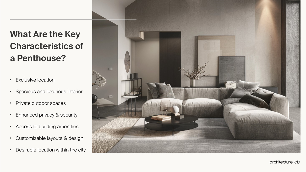Penthouse - Architecture, History, Sustainability, Materials And What are the key characteristics of a penthouse?