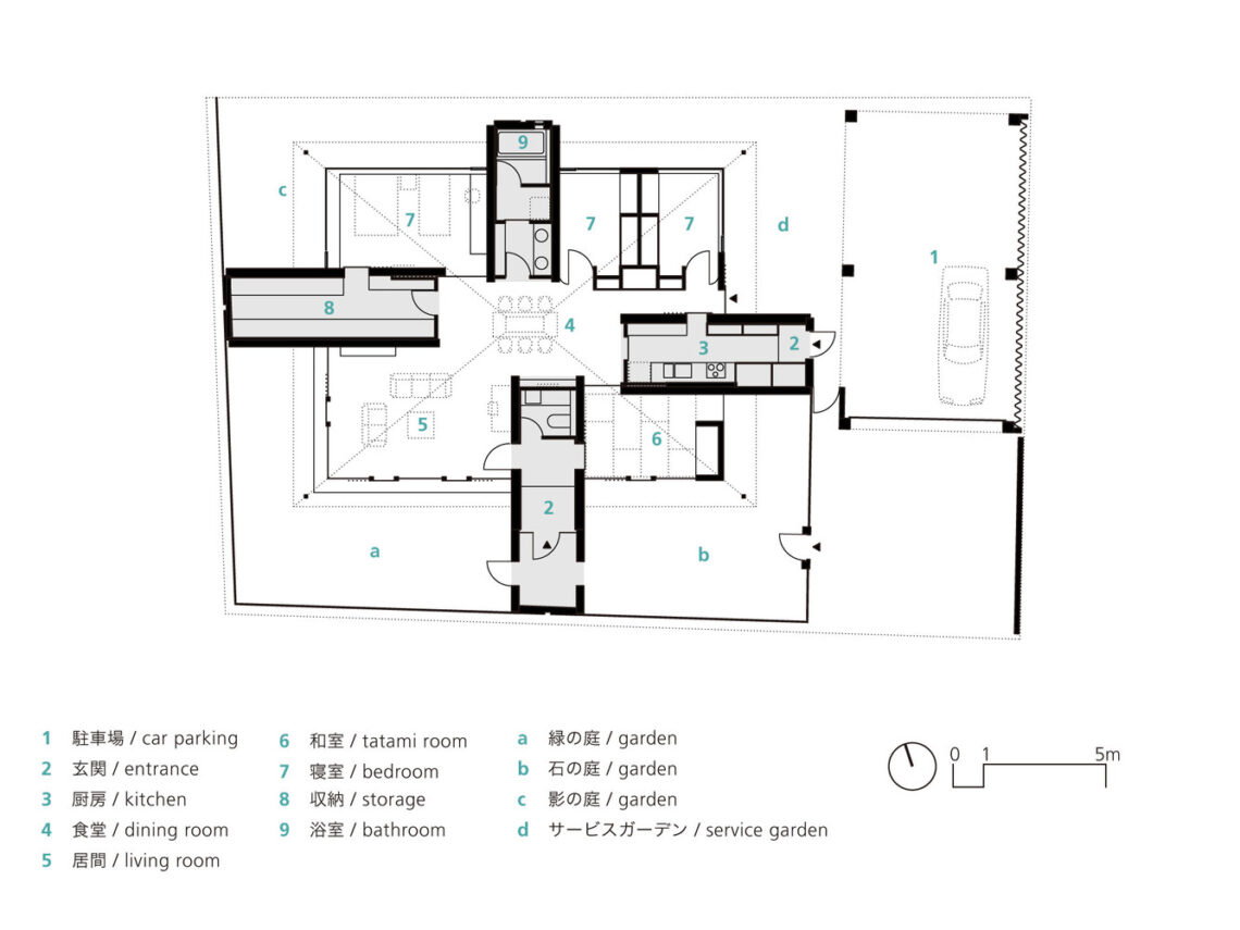 Broken Pitched Roof House / Nks2 Architects 10 Broken pitched roof house / nks2 architects