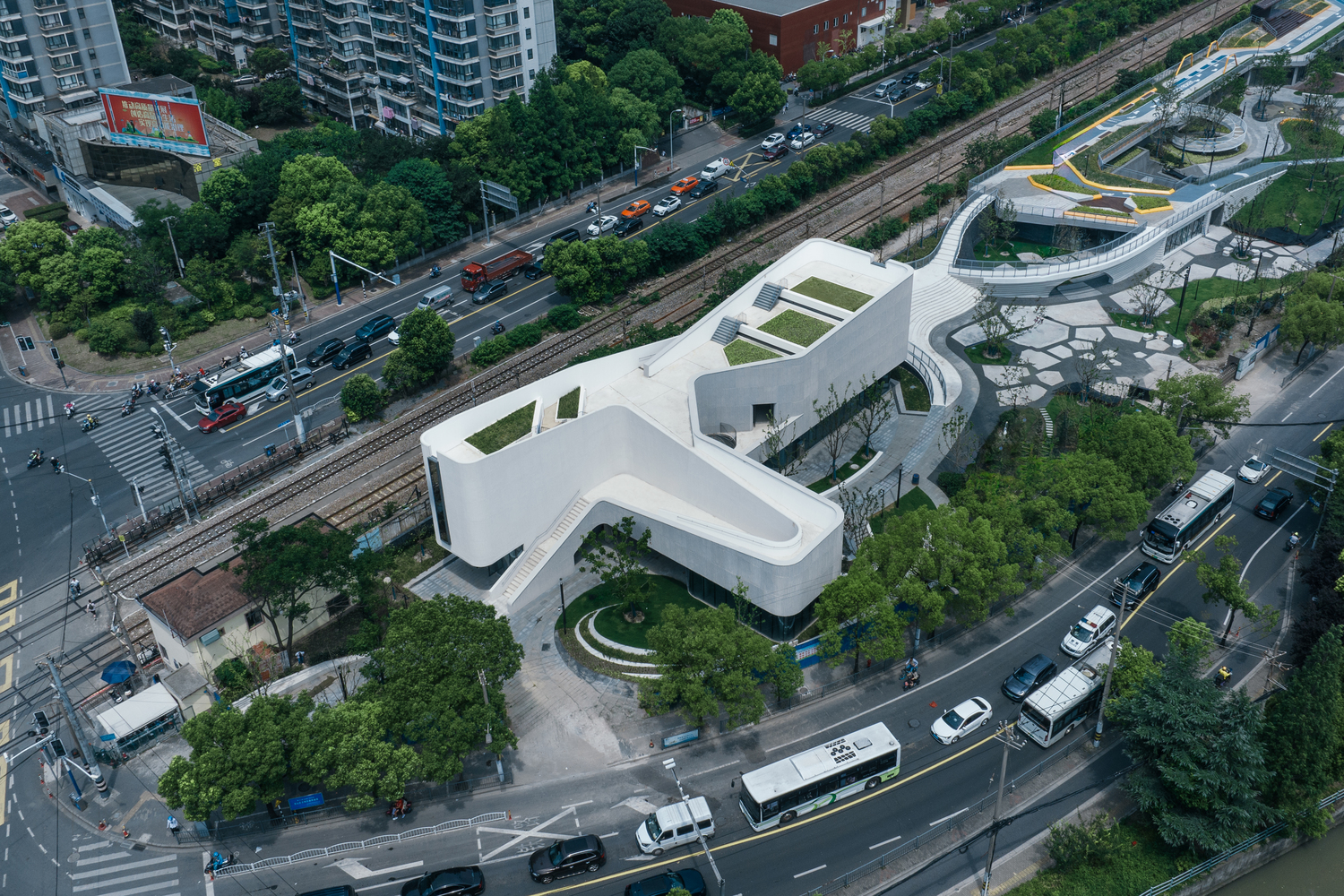Shanghai'S New Horizon High Land Park &Amp; Civic Center / Urban Architecture 2 Shanghai's new horizon high land park & civic center / urban architecture