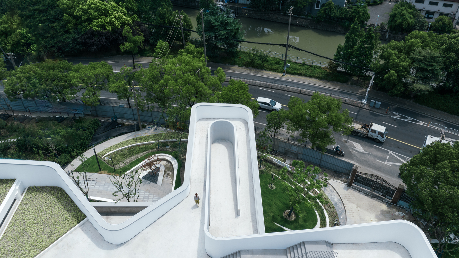 Shanghai'S New Horizon High Land Park &Amp; Civic Center / Urban Architecture 3 Shanghai's new horizon high land park & civic center / urban architecture