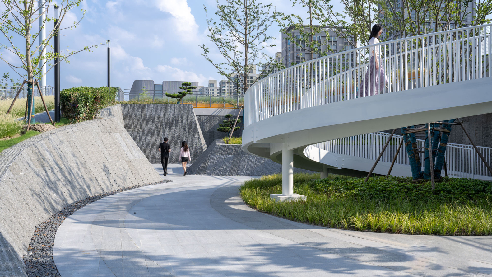 Shanghai'S New Horizon High Land Park &Amp; Civic Center / Urban Architecture 4 Shanghai's new horizon high land park & civic center / urban architecture