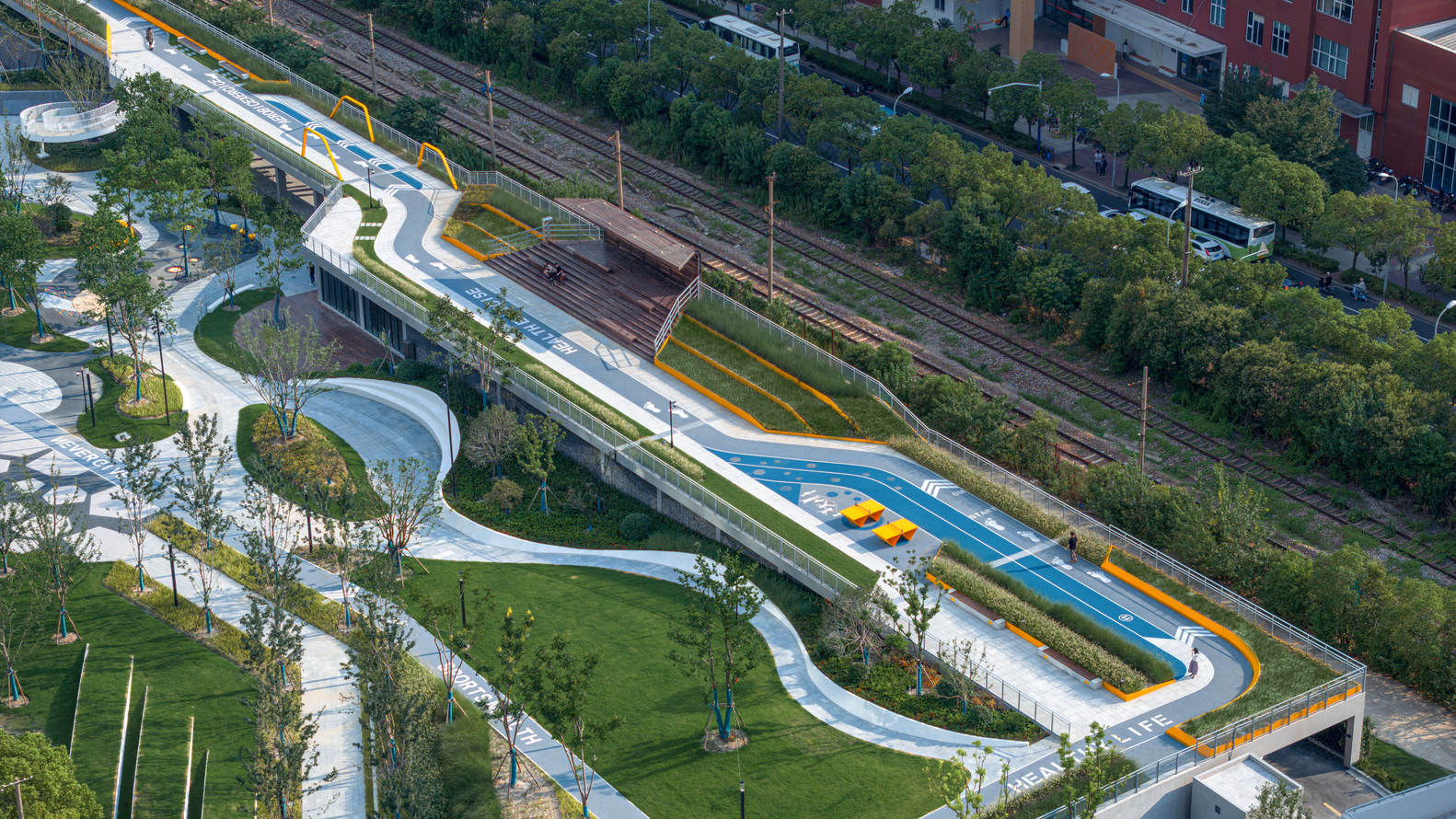 Shanghai'S New Horizon High Land Park &Amp; Civic Center / Urban Architecture 11 Shanghai's new horizon high land park & civic center / urban architecture