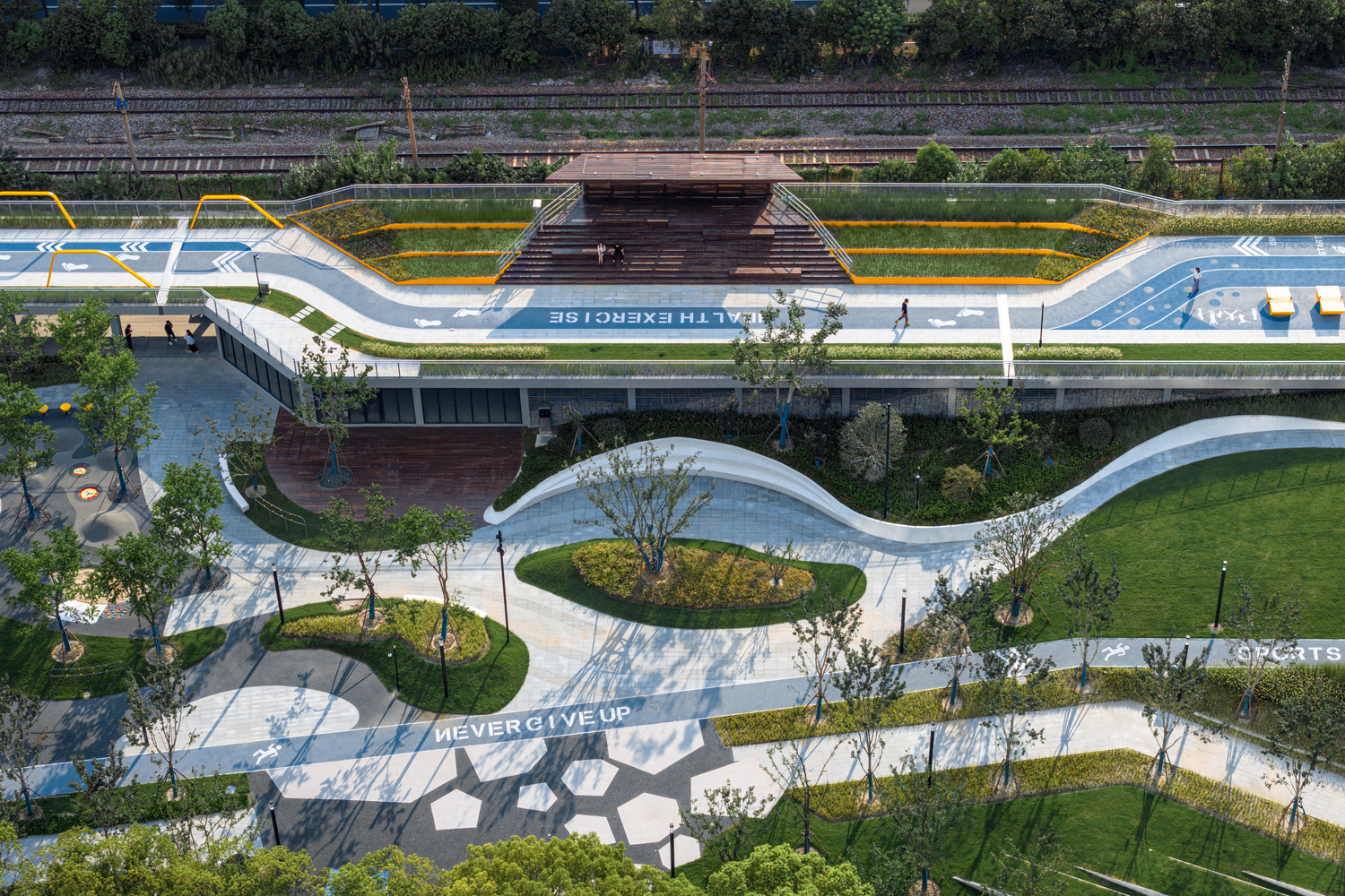 Shanghai'S New Horizon High Land Park &Amp; Civic Center / Urban Architecture 1 Shanghai's new horizon high land park & civic center / urban architecture