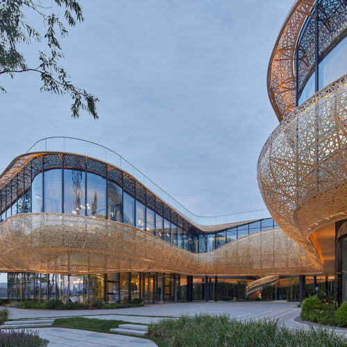 White Crane Lake Visitor Center / Archperience 21 White crane lake visitor center / archperience