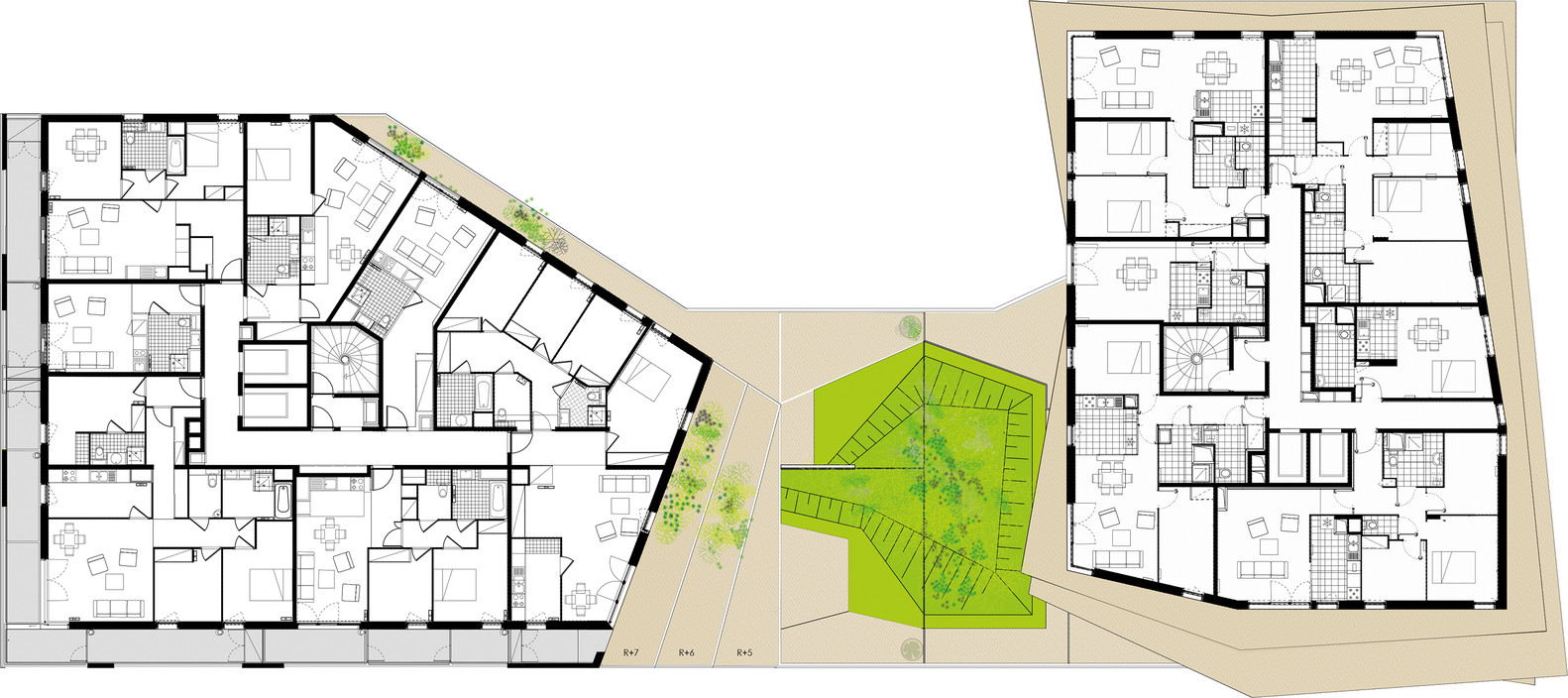 R+7 Housing in paris / hamonic + masson & associés + comte & vollenweider