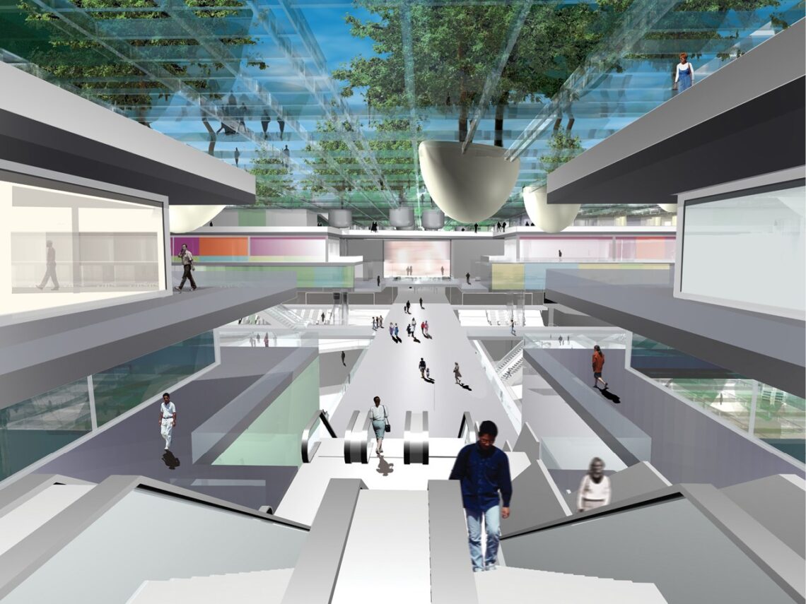 Les Halles Of Paris €1Bn Renovation - Another Architectural Flop? 4 Mvrdv's proposal for les halles - the rose window