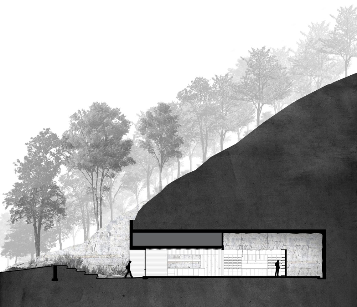 Hill country wine cave / clayton korte