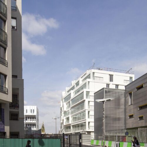 Winter gardens, 100 housing units and a nursery / atelier villemard associés, bartolo+contré