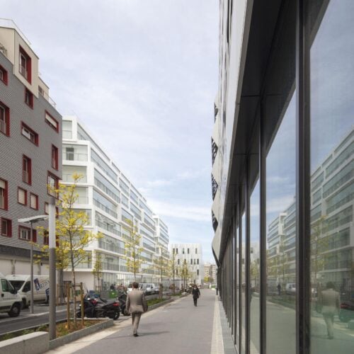 Winter gardens, 100 housing units and a nursery / atelier villemard associés, bartolo+contré