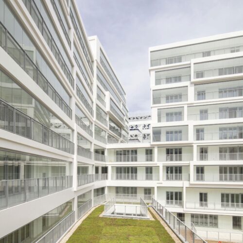 Winter gardens, 100 housing units and a nursery / atelier villemard associés, bartolo+contré