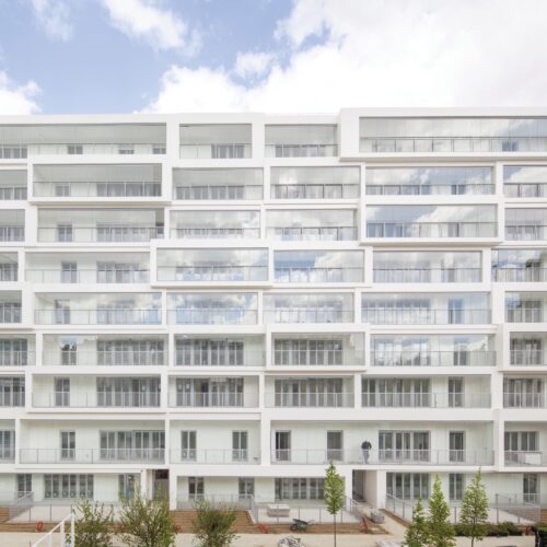Winter gardens, 100 housing units and a nursery / atelier villemard associés, bartolo+contré