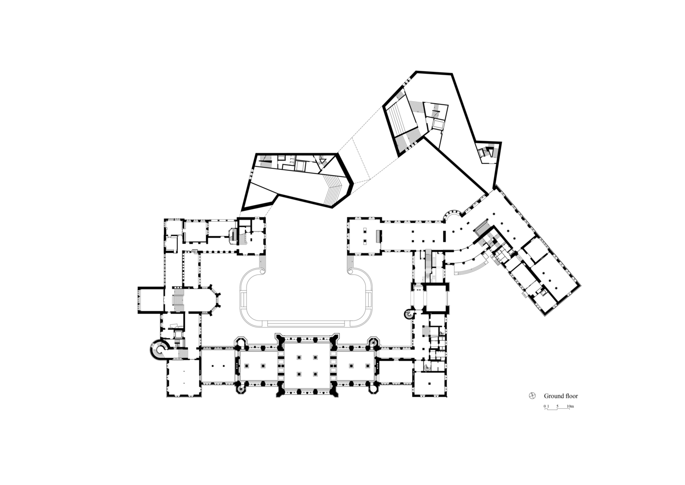 Ground Swiss national museum extension / christ & gantenbein