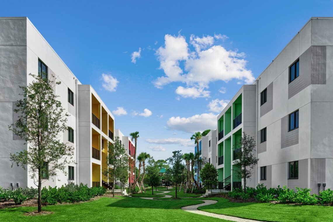 Lego-Like Construction Blocks Employed In The Palm Springs Apartment Project 10 Lego-like construction blocks employed in the palm springs apartment project