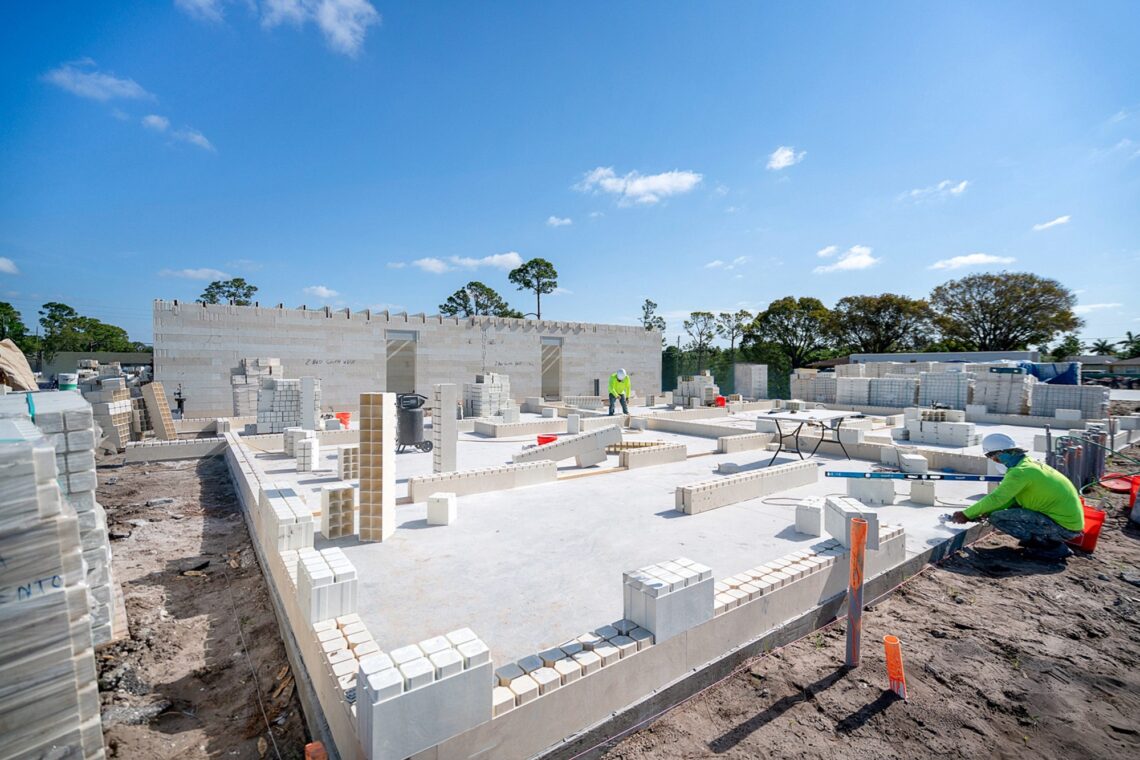 Lego-Like Construction Blocks Employed In The Palm Springs Apartment Project 11 Lego-like construction blocks employed in the palm springs apartment project
