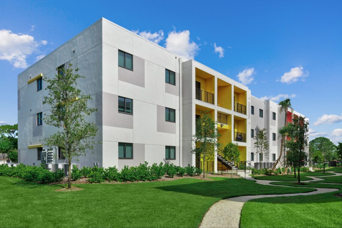 Lego-Like Construction Blocks Employed In The Palm Springs Apartment Project 5 Lego-like construction blocks employed in the palm springs apartment project