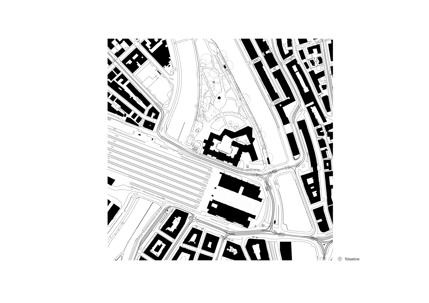 Site Swiss national museum extension / christ & gantenbein