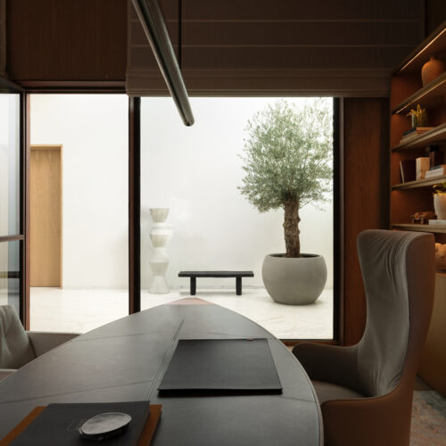 The house of courtyards / studio vdga