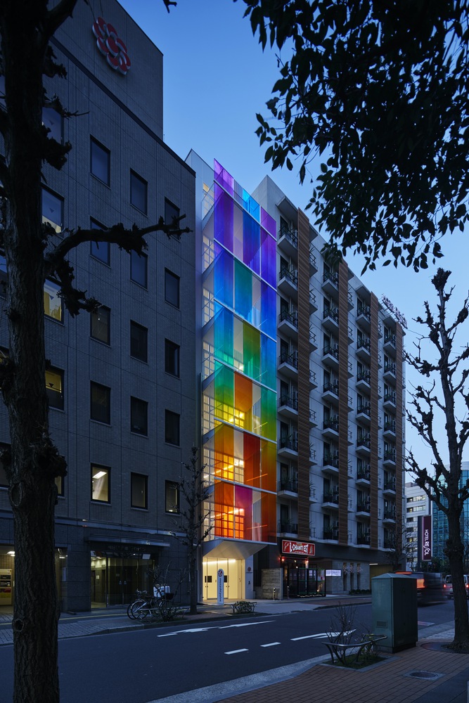 Vertical Rainbow Office Building / Sako Architects 19 Vertical rainbow office building / sako architects