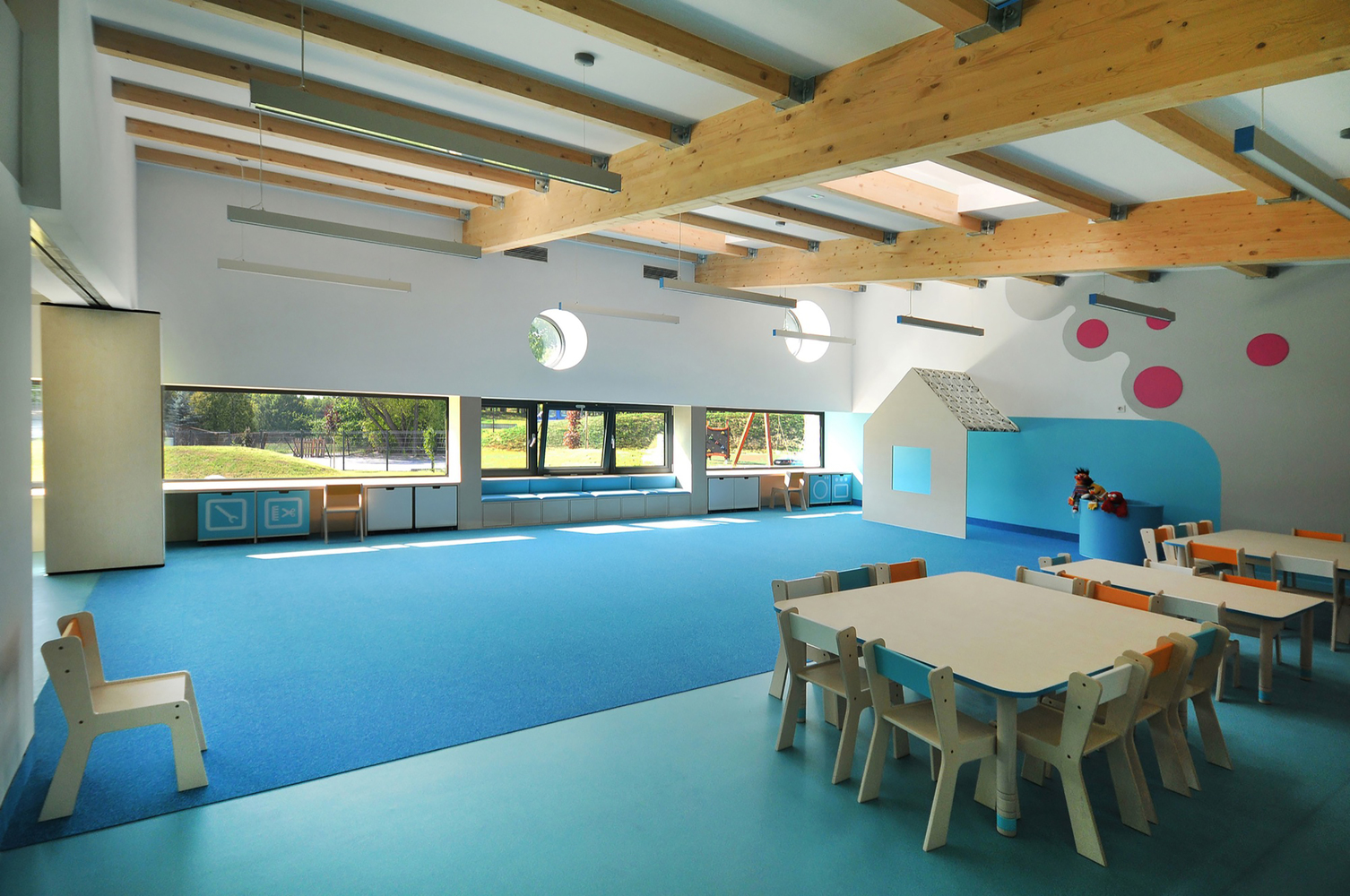 Xystudio-Kindergarten-Yellow-Elephant-(16) Yellow elephant kindergarten / xystudio