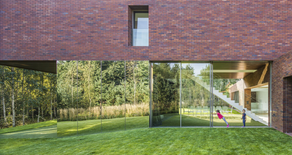 Living-garden house in katowice / kwk promes