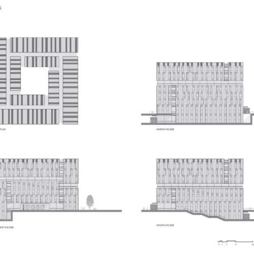Tsinghua university's law faculty library / kokaistudios