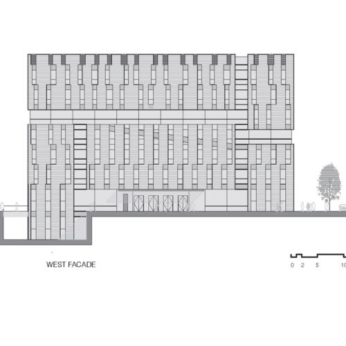 Tsinghua university's law faculty library / kokaistudios