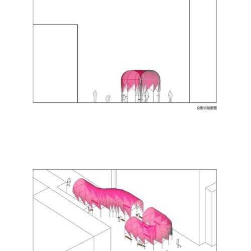 Tricolor Trilogy Pavilions / People'S Architecture Office 30 Tricolor trilogy pavilions / people's architecture office