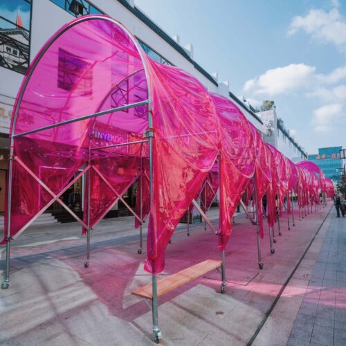 Tricolor Trilogy Pavilions / People'S Architecture Office 25 Tricolor trilogy pavilions / people's architecture office