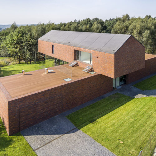 Living-garden house in katowice / kwk promes