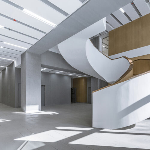 Tsinghua university's law faculty library / kokaistudios