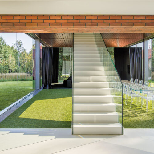 Living-garden house in katowice / kwk promes