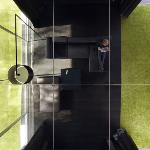 Living-garden house in katowice / kwk promes