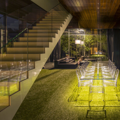 Living-garden house in katowice / kwk promes