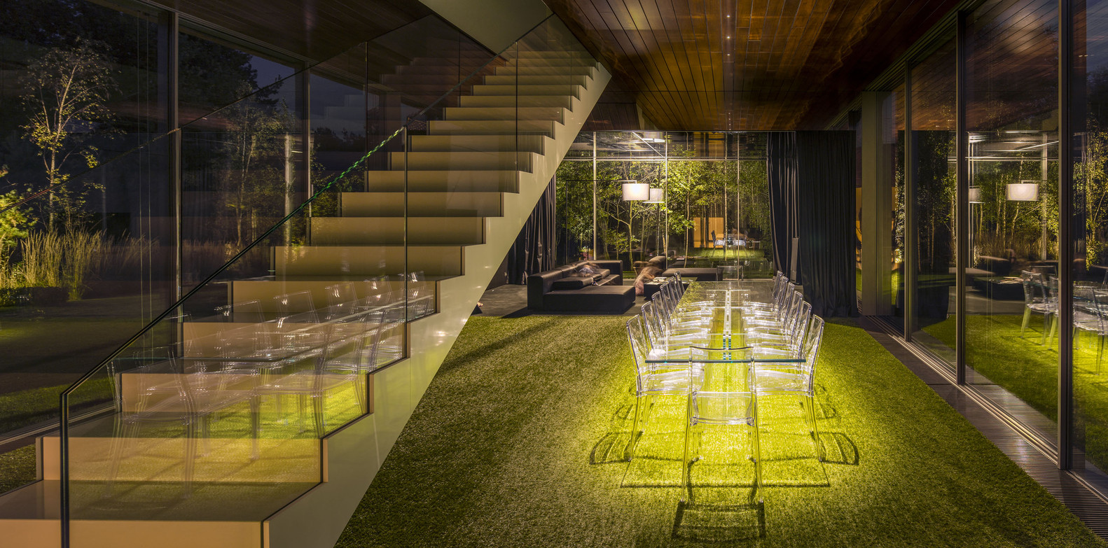 Living-garden house in katowice / kwk promes