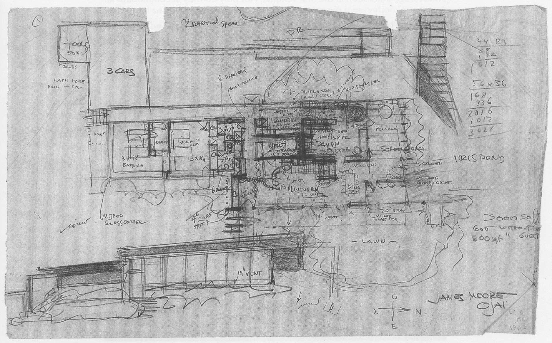 Richard Neutra'S Vision Of Therapeutic Architecture And Modernist Psychological Experimentation 4 4 sketch moore house