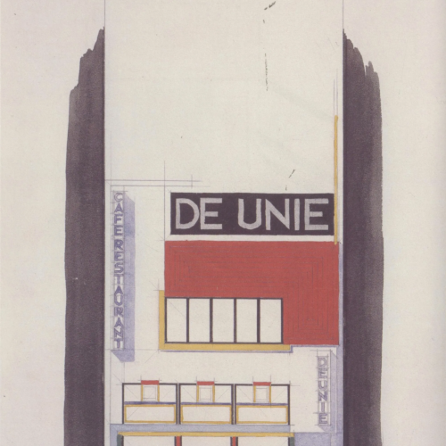 Café de unie in rotterdam 1925 / jjp oud architect | classics on architecture lab