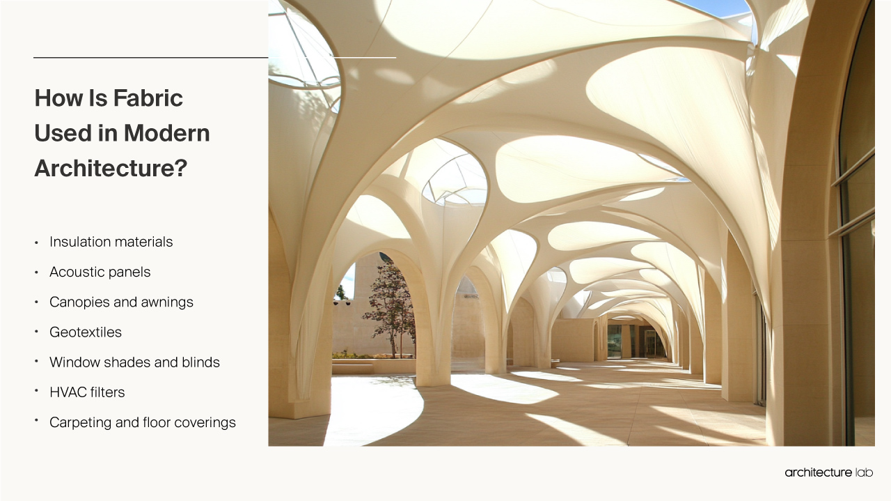 Fabric - Building Uses, Attributes, Price And Design Trends How is fabric used in modern architecture?